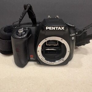 Pentax K100D 6.1MP DSLR Camera Body + Accessories Bundle Shake Reduction K-Mount